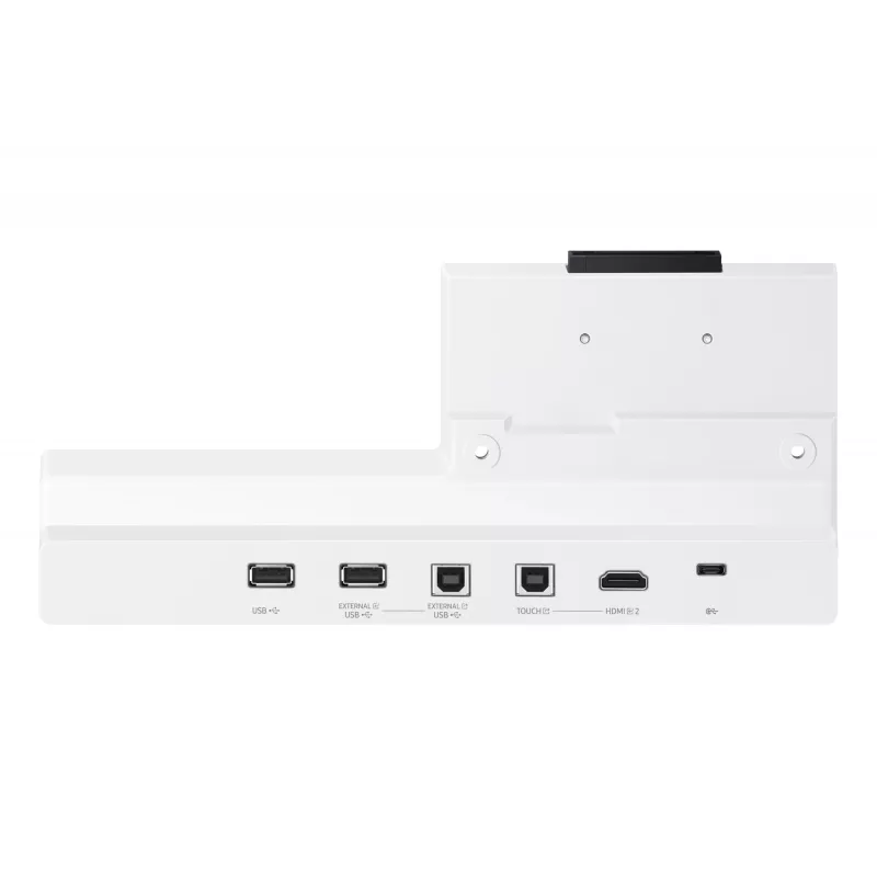 Vassoio di connettività Samsung Flip4 grigio bianco USB Type-A Type-B Type-C