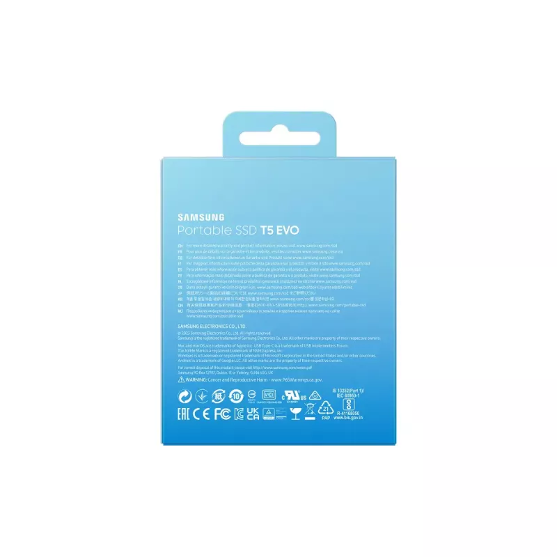 Unità SSD Samsung 2TB portatile USB 3.2 Gen 1 MU-PH2T0S