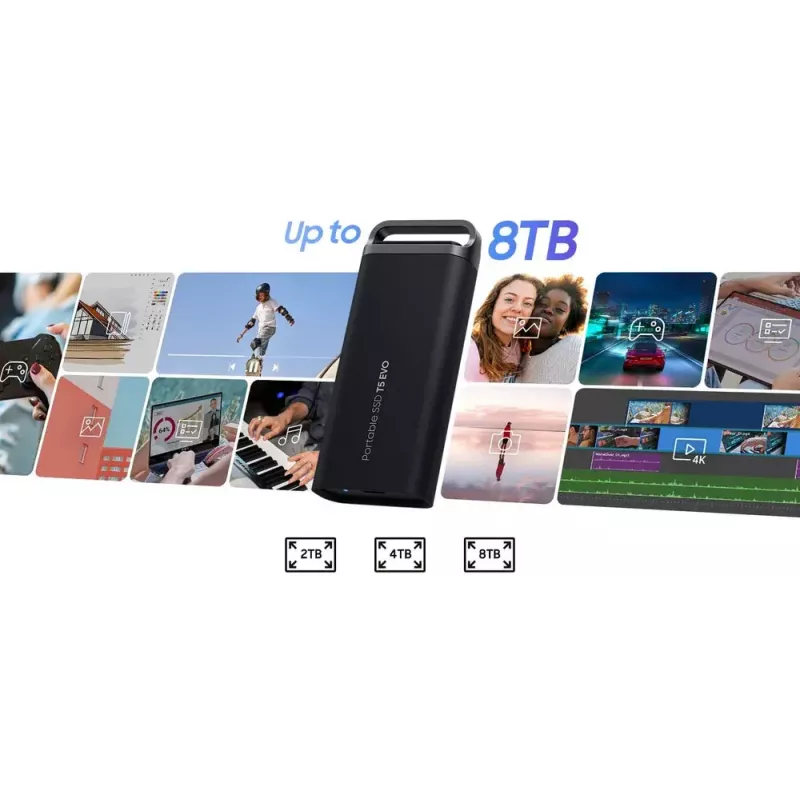 Unità SSD Samsung 2TB portatile USB 3.2 Gen 1 MU-PH2T0S