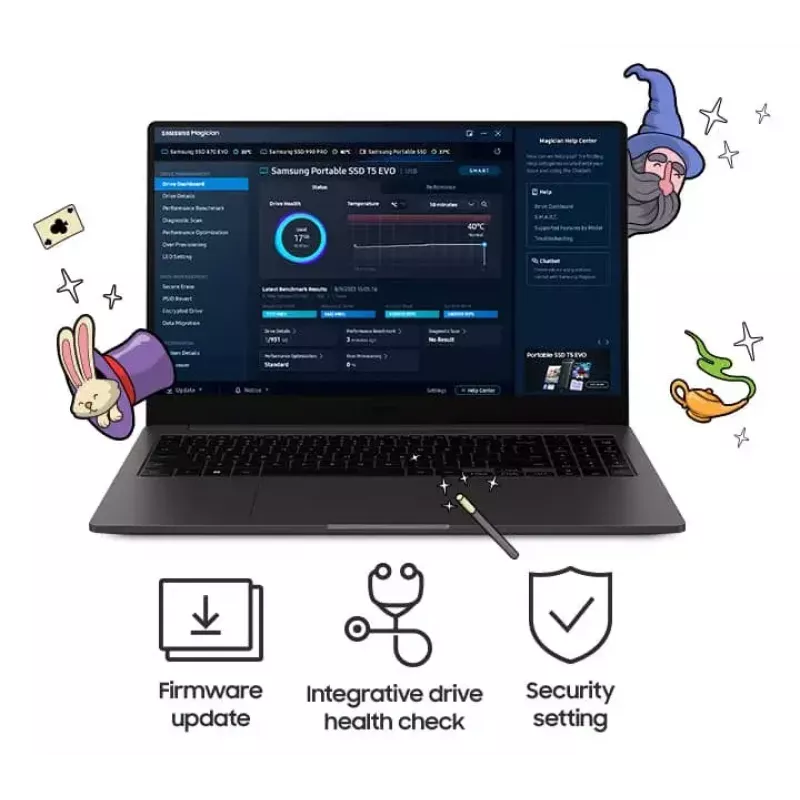 Unità SSD Samsung 2TB portatile USB 3.2 Gen 1 MU-PH2T0S
