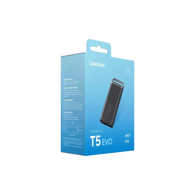 Samsung MU-PH4T0S 4 TB 3.2 Gen 1 (3.1 Gen 1) nero