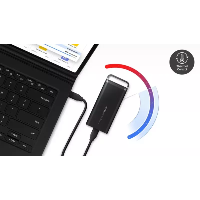 Samsung MU-PH4T0S 4 TB 3.2 Gen 1 (3.1 Gen 1) nero