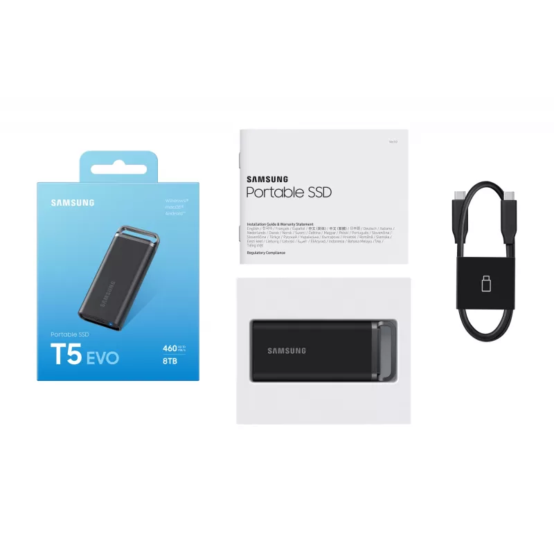Samsung MU-PH8T0S 8 TB 3.2 Gen 1 (3.1 Gen 1) nero