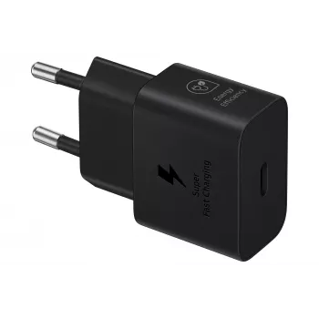 Caricabatterie Samsung EP-T2510 25W USB-C ricarica rapida da interno, nero, cavo 1 m
