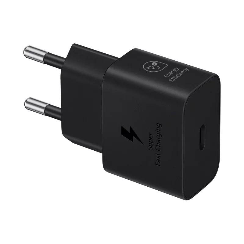Caricabatterie Samsung EP-T2510 25W USB-C ricarica rapida da interno, nero, cavo 1 m