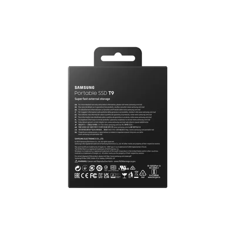 Samsung MU-PG4T0B 4 TB USB Type-C USB 3.2 Gen 2x2 nero
