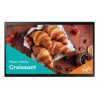 Samsung QB24C-T Digital Signage schermo piatto 61 cm (24 inch) LED Wi-Fi 250 cd/m² Full HD nero touchscreen processore integrato Tizen 7.0 16/7