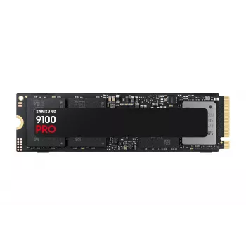 SSD M.2 Samsung 9100 PRO 4 TB PCIe 5.0 NVMe — 2280, lettura 14800 MB/s, scrittura 13400 MB/s, V-NAND TLC