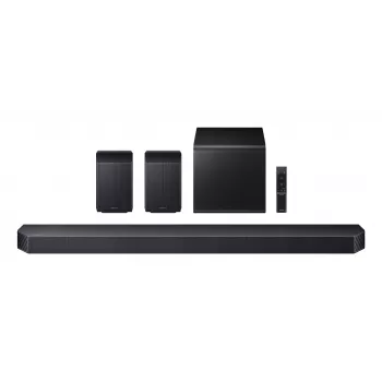 Soundbar Samsung HW-Q930F 9.1.4 canali 580 W nero, subwoofer wireless, 17 altoparlanti