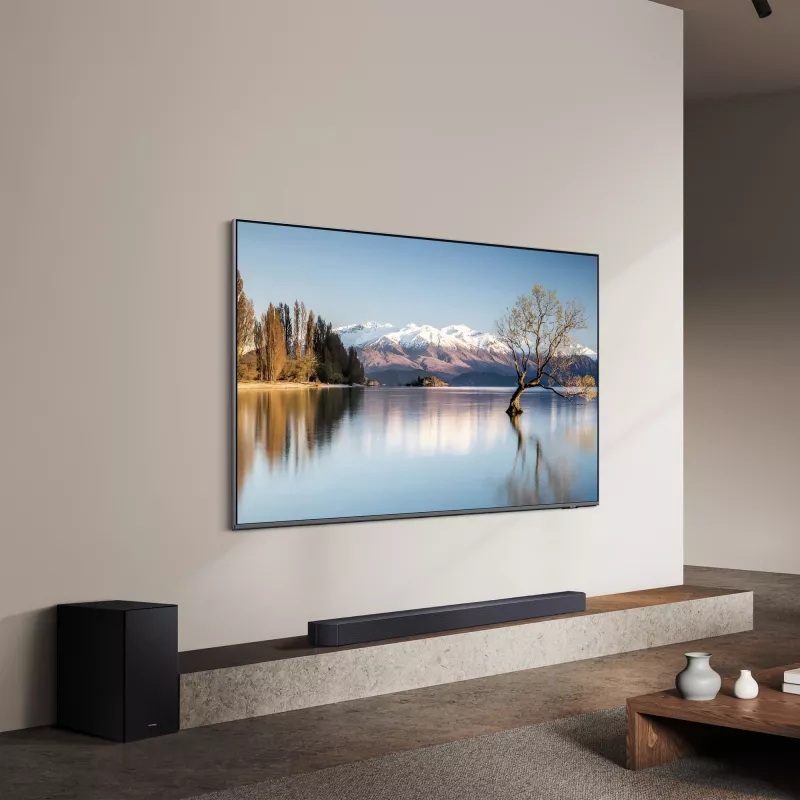Soundbar Samsung HW-Q600F 3.1.2 canali con subwoofer wireless, Bluetooth, HDR10+ (nero)