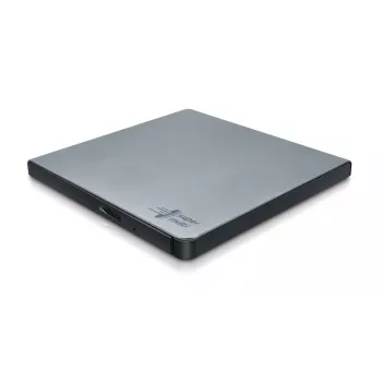 HITACHI-LG DATA STORAGE masterizzatore DVD portatile slim - Gp57eb40 - USB 2.0 - argento