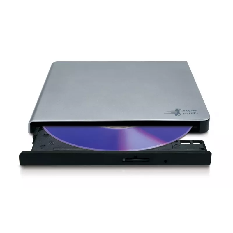 Hitachi-LG GP57ES40 masterizzatore DVD portatile slim, USB 2.0, argento