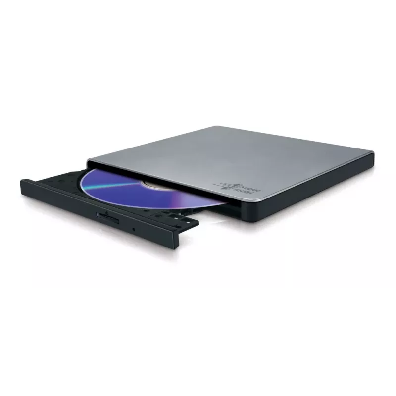 Hitachi-LG GP57ES40 masterizzatore DVD portatile slim, USB 2.0, argento