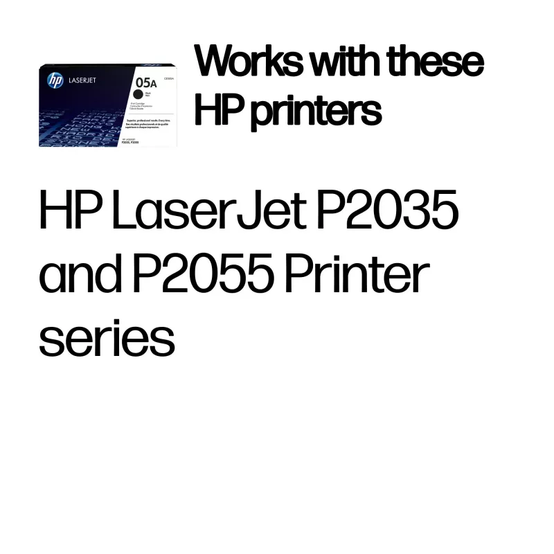 Cartuccia toner HP 05A nero originale LaserJet, 2300 pagine, nero, 1 pz.