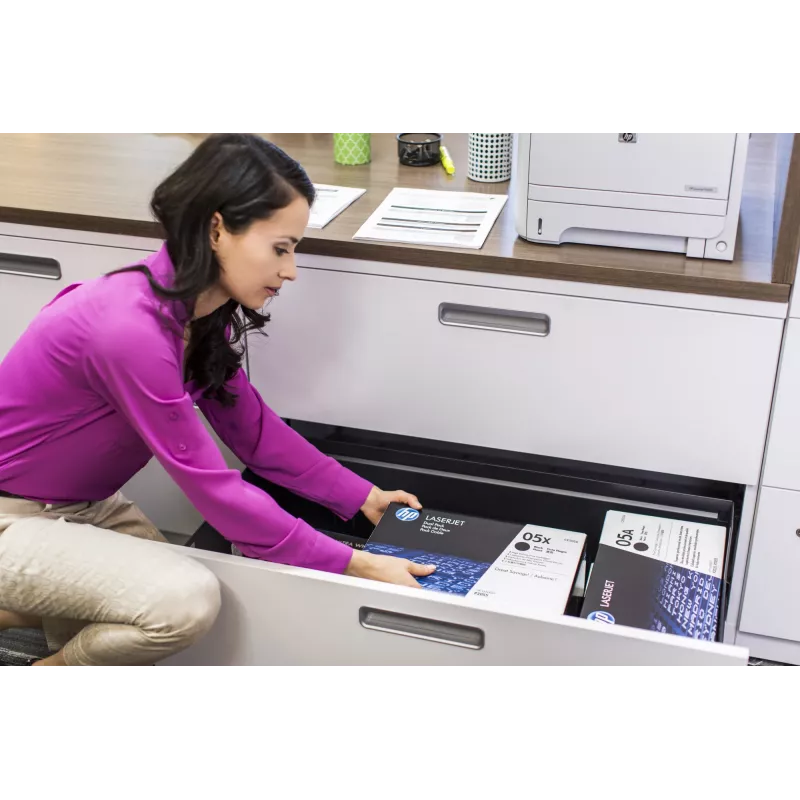 Cartuccia toner HP 05X nero originale LaserJet ad alta resa, 6500 pagine, nero, 1 pz.
