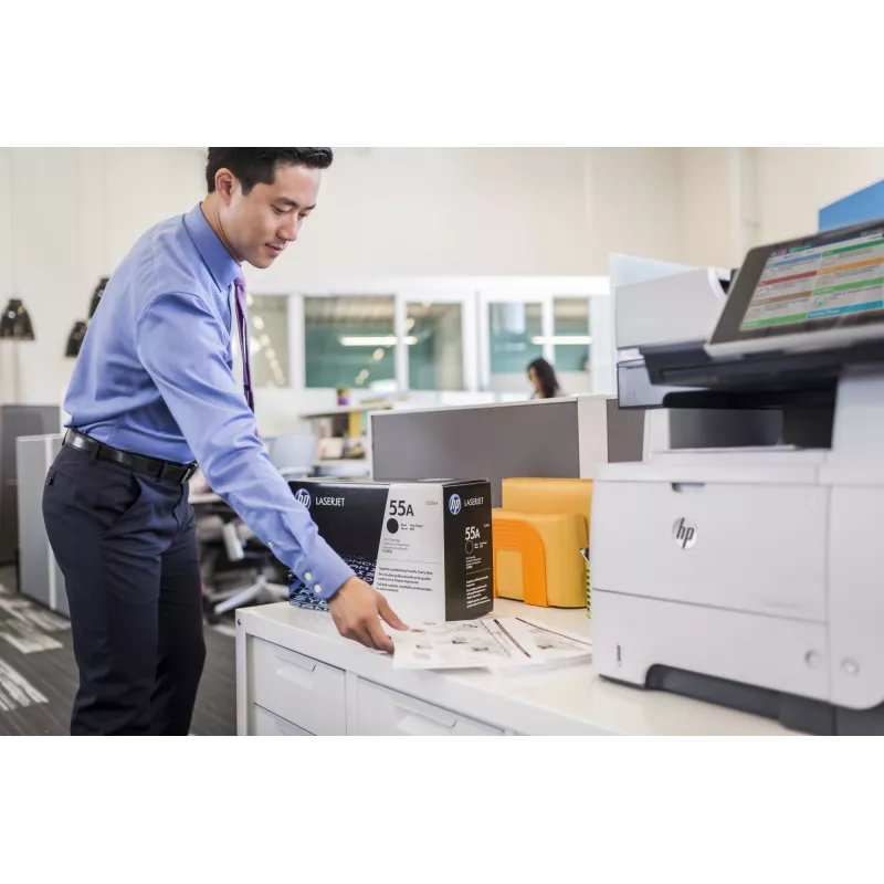 Cartuccia toner HP 55A nero originale LaserJet, 6000 pagine, nero, 1 pz.