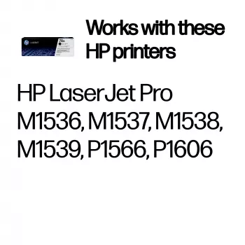 Cartuccia toner HP 78A originale LaserJet, nero, 2100 pagine, 1 pezzo