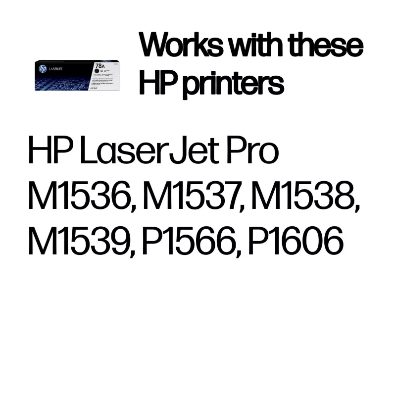 Cartuccia toner HP 78A originale LaserJet, nero, 2100 pagine, 1 pezzo