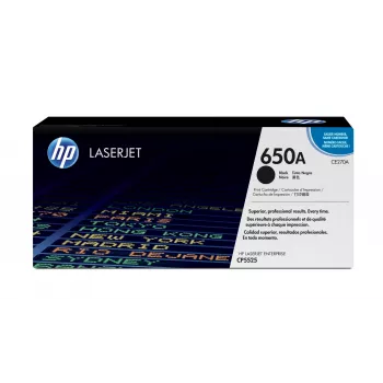 Cartuccia toner HP 650A originale LaserJet, nero