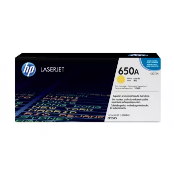 HP 650A CE272A cartuccia toner, giallo, 15.000 pagine