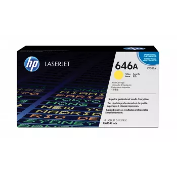 Cartuccia toner originale HP 646A LaserJet giallo