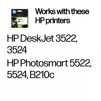 Cartuccia d'inchiostro originale HP 364XL nero, alta capacità