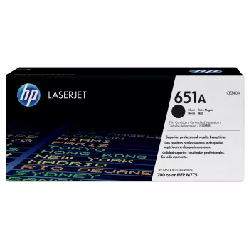 HP 651A CE340A cartuccia toner, nero, 13.500 pagine