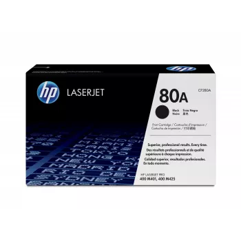 Cartuccia toner originale HP 80A LaserJet nero, 2560 pagine, nero, 1 pz.