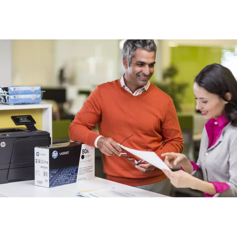 Cartuccia toner originale HP 80A LaserJet nero, 2560 pagine, nero, 1 pz.