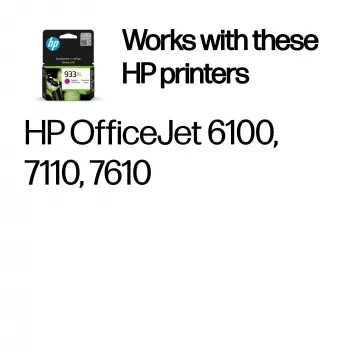 Cartuccia d'inchiostro originale HP 933XL ad alta capacità magenta