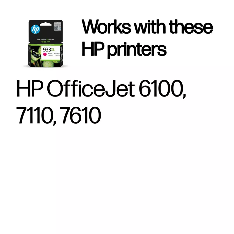 Cartuccia d'inchiostro originale HP 933XL ad alta capacità magenta