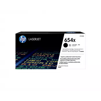 Cartuccia toner originale HP 654X LaserJet nero ad alta capacità
