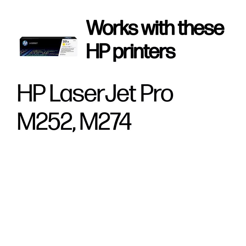 Cartuccia toner HP CF402A 201A 1400 pagine giallo
