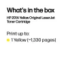 Cartuccia toner HP CF402A 201A 1400 pagine giallo
