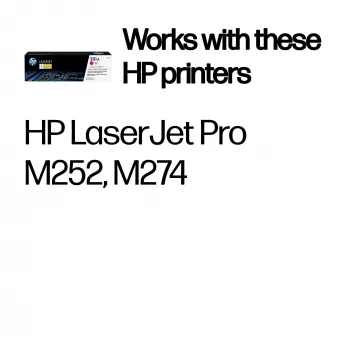 Cartuccia toner originale HP 201A LaserJet magenta