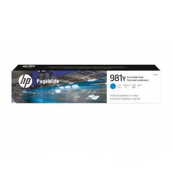HP 981Y cartuccia PageWide originale ciano a resa extra alta