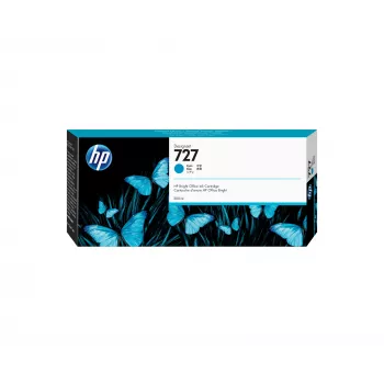 Cartuccia d'inchiostro HP 727 300 ml ciano DesignJet, compatibilità: HP DesignJet T1530, T2530, T930