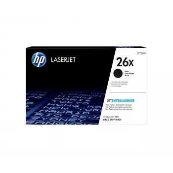 HP 26X cartuccia toner LaserJet originale ad alto rendimento nero, 9000 pagine, nero, 1 pz.