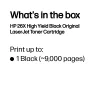 HP 26X cartuccia toner LaserJet originale ad alto rendimento nero, 9000 pagine, nero, 1 pz.