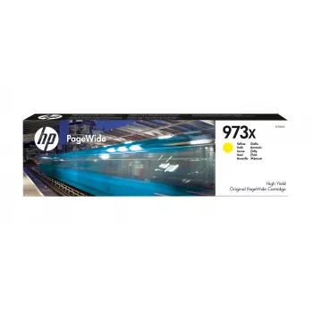 HP 973X cartuccia PageWide originale ad alto rendimento giallo, giallo, 1 pz., 7000 pagine