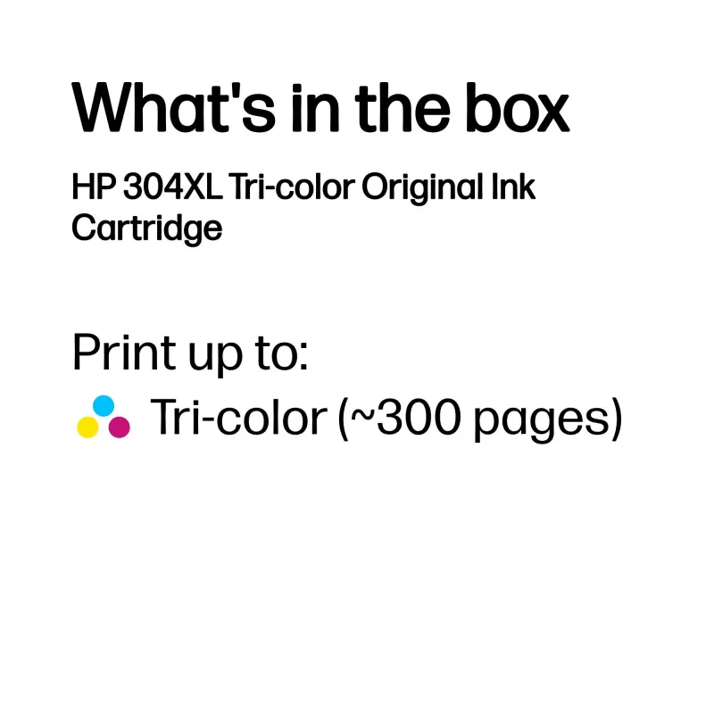 HP 304XL cartuccia d'inchiostro originale tricolore