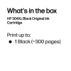 HP 304XL cartuccia d'inchiostro originale nero, nero, 1 pz., 300 pagine