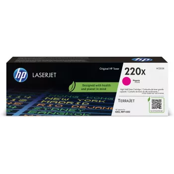 Cartuccia toner HP 220X W2203X 6000 pagine magenta