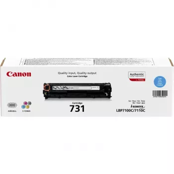 Cartuccia toner Canon 731 1 pezzo originale ciano