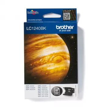 Cartuccia d'inchiostro Brother LC1240BK 1 pz. originale nero