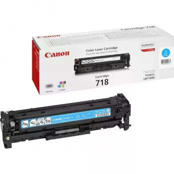Canon CRG-718 C cartuccia toner 1 pezzo originale ciano