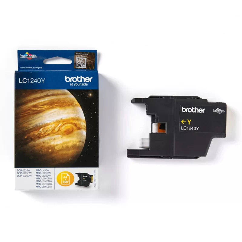 Brother LC-1240Y cartuccia d'inchiostro 1 pz. originale giallo