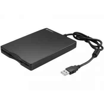 Sandberg unità floppy USB, unità floppy esterna, USB 2.0, 360 giri/min, 102 mm, 140 mm, 17 mm