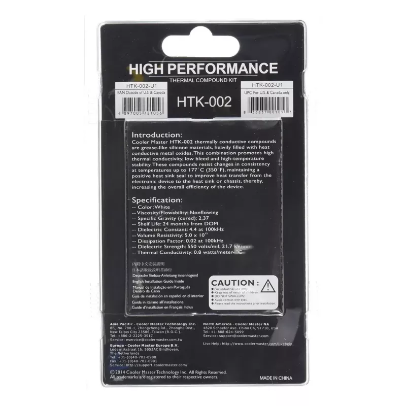 Pasta termoconduttiva Cooler Master HTK-002