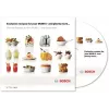 Bosch Styline robot da cucina 900 W 3,9 L acciaio inox, bianco